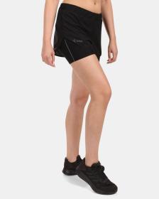 KILPI BERGEN-W Černé dámské běžecké šortky