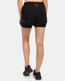 KILPI BERGEN-W Čierne dámske bežecké šortky