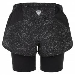 Kilpi BERGEN-W černé dámské běžecké šortky