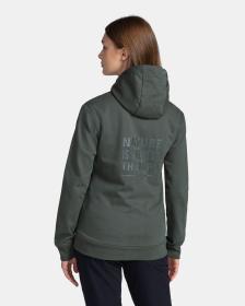 KILPI BERY-W Tmavě zelená dámská mikina