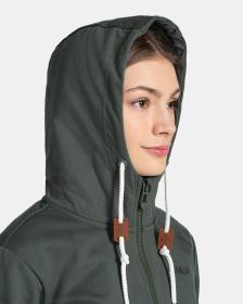 KILPI BERY-W Tmavozelená dámska mikina