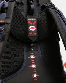 KILPI BIGGY 70-U Čierny turistický batoh