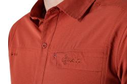 Kilpi BOMBAY-M tmavo červená pánska outdoorová košeľa