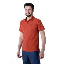 Kilpi BOMBAY-M tmavě červená pánská outdoorová košile