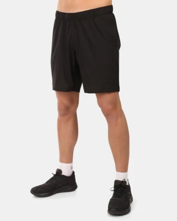 KILPI BRAY-M Černé pánské fitness šortky