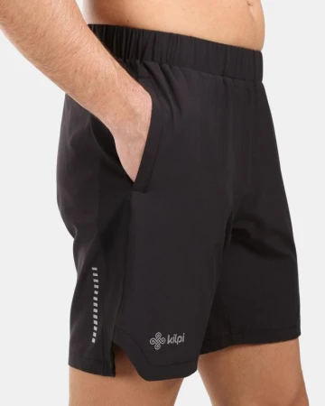 KILPI BRAY-M Černé pánské sportovní šortky