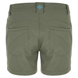 Kilpi BREE-W khaki dámské outdoorové kraťasy