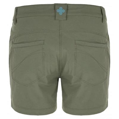Kilpi BREE-W khaki dámské outdoorové kraťasy