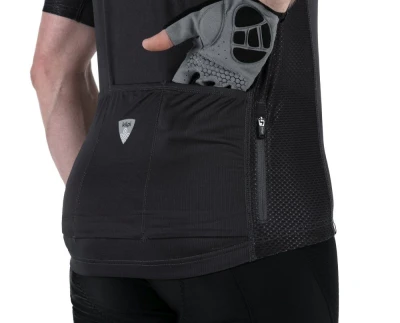 Kilpi BRIAN-M černý cyklistický dres