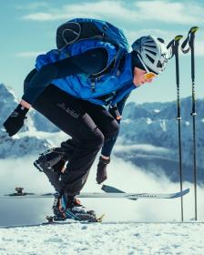 KILPI BRISTEN-M Černé pánské skialpové legíny