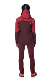 Kilpi BRODELIA-W tmavě červené dámské outdoorové kalhoty POUZE 44 (VÝPRODEJ)