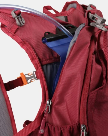 KILPI CADENCE 10-U Tmavě červený unisex běžecký batoh