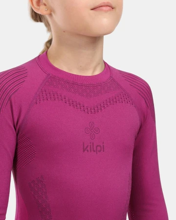 KILPI CAROL-JG Fialové dívčí funkční tričko