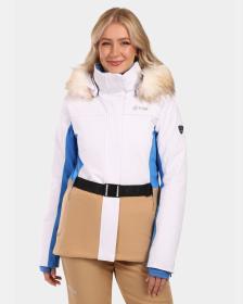 KILPI CARRIE-W Bílá dámská lyžařská bunda
