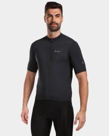 KILPI CAVALET-M Černý cyklistický dres + KILPI HIXON-M Černé cyklistické kraťasy KILPI CAVALET-M Černý cyklistický dres + KILPI HIXON-M Černé cyklistické kraťasy