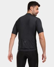 KILPI CAVALET-M Černý cyklistický dres + KILPI HIXON-M Černé cyklistické kraťasy