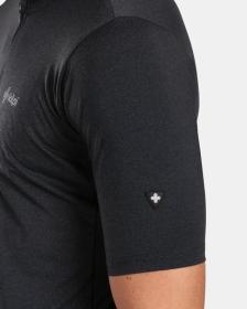 KILPI CAVALET-M Černý cyklistický dres + KILPI HIXON-M Černé cyklistické kraťasy