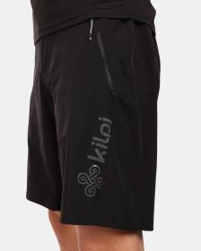 KILPI CAVALET-M Černý cyklistický dres + KILPI HIXON-M Černé cyklistické kraťasy