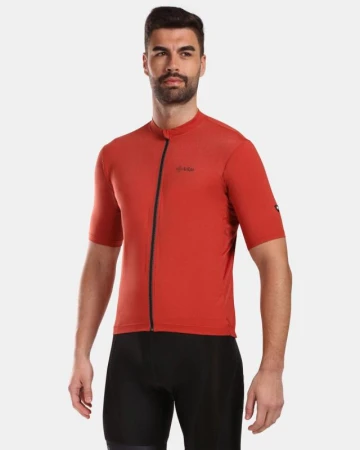 KILPI CAVALET-M Tmavo červený pánsky cyklistický dres