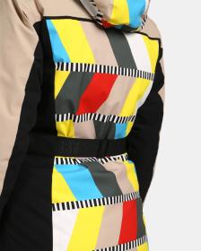 KILPI CLAIR-W Béžová dámská lyžařská bunda