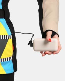 KILPI CLAIR-W Béžová dámská lyžařská bunda