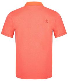 Kilpi COLLAR-M koralové pánske funkčné polo tričko