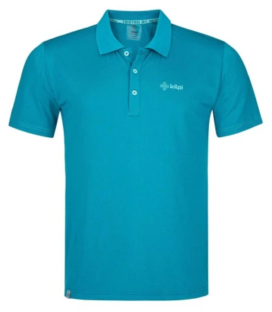 Kilpi COLLAR-M tyrkysové pánské polo tričko