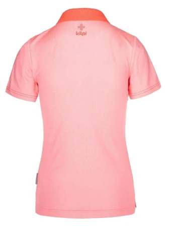 Kilpi COLLAR-W světle růžové dámské funkční polo tričko