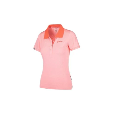 Kilpi COLLAR-W světle růžové dámské funkční polo tričko