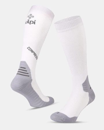 KILPI COMPRESS-U Bílé unisex kompresní podkolenky