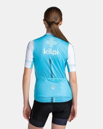 KILPI CORRIDOR-W Modrý cyklistický dres + Kilpi MURIA-W čierne cyklistické kraťasy