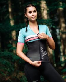 Kilpi CORRIDOR-W světle modrý dámský cyklistický dres