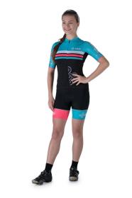 Kilpi CORRIDOR-W svetlomodrý dámsky cyklodres