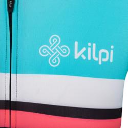 Kilpi CORRIDOR-W světle modrý cyklistický dres + Kilpi MURIA-W černé cyklistické kraťasy