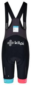 Kilpi CORRIDOR-W světle modrý cyklistický dres + Kilpi MURIA-W černé cyklistické kraťasy
