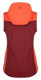 Kilpi CORTINA-W tmavě červená dámská softshell vesta