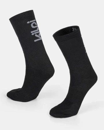 KILPI CYCLER-U Černé unisex cyklistické ponožky KILPI CYCLER-U Černé unisex cyklistické ponožky