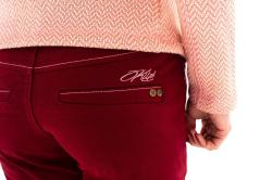 Kilpi DANNY-W tmavě červená dámské outdoor kalhoty