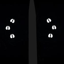 Kilpi DARYL-J čierne detské lyžiarske nohavice