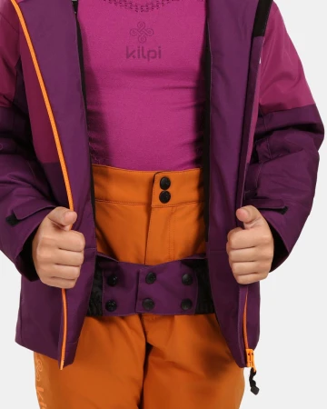KILPI DENVER-JG Fialová dívčí lyžařská bunda