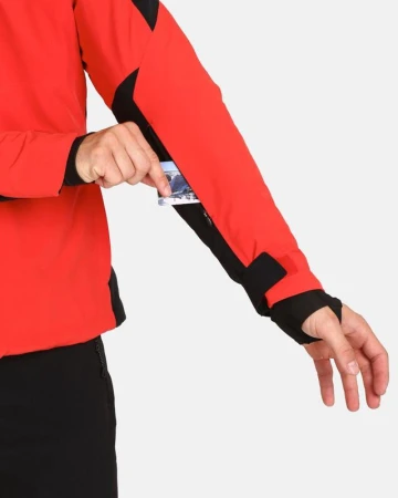 KILPI DEXEN-M Červená pánská lyžařská bunda