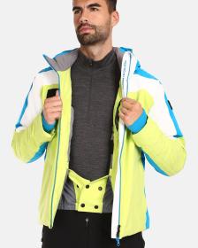 KILPI DEXEN-M Svetlo zelená pánska lyžiarska bunda