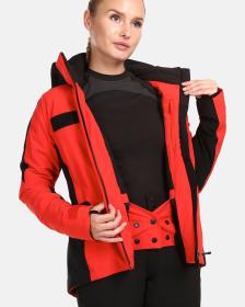 KILPI DEXEN-W Červená dámska lyžiarska bunda