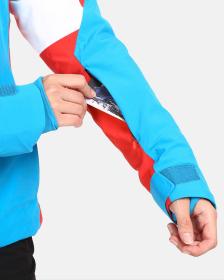 KILPI DEXEN-W Čierna - červená dámska lyžiarska bunda