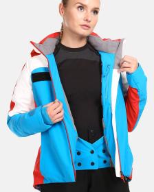 KILPI DEXEN-W Čierna - červená dámska lyžiarska bunda