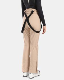 KILPI DIONE-W Béžové dámske softshellové lyžiarske nohavice