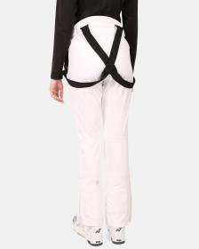 KILPI DIONE-W Bílé dámské softshellové lyžařské kalhoty