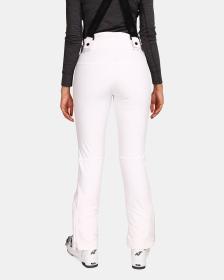 KILPI DIONE-W Bílé dámské softshellové lyžařské kalhoty