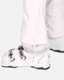 KILPI DIONE-W Bílé dámské softshellové lyžařské kalhoty