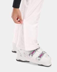 KILPI DIONE-W Biele dámske softshellové lyžiarske nohavice